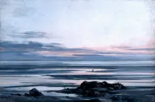 Mont St Michel 1881. Artist: Emmanuel Lansyer