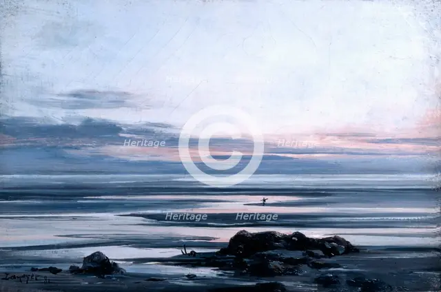 'Mont St Michel', 1881. Artist: Emmanuel Lansyer