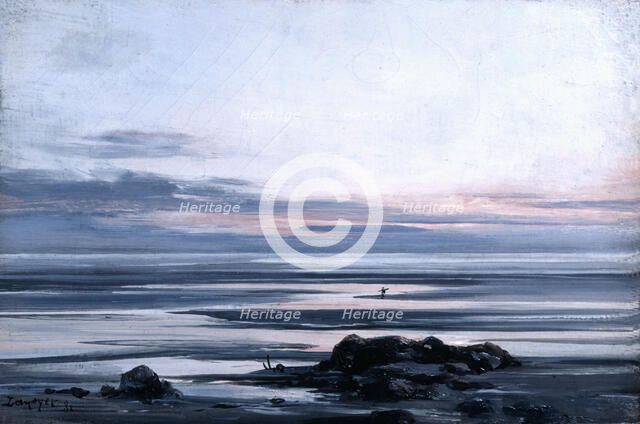 'Mont St Michel', 1881. Artist: Emmanuel Lansyer