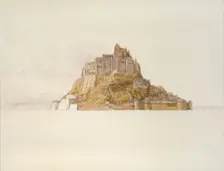 Mont St Michel from the Sands, c1876. Artist: Alfred William Hunt