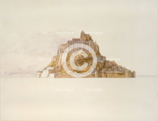 Mont St Michel from the Sands, c1876. Artist: Alfred William Hunt.