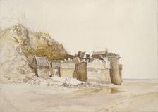 Mont St Michel; The Outer Gate, c1876. Artist: Alfred William Hunt
