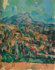 Mont Ste. Victoire c1880s, (1946). Creator: Paul Cezanne
