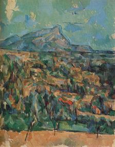 Mont Ste. Victoire c1880s, (1946). Creator: Paul Cezanne