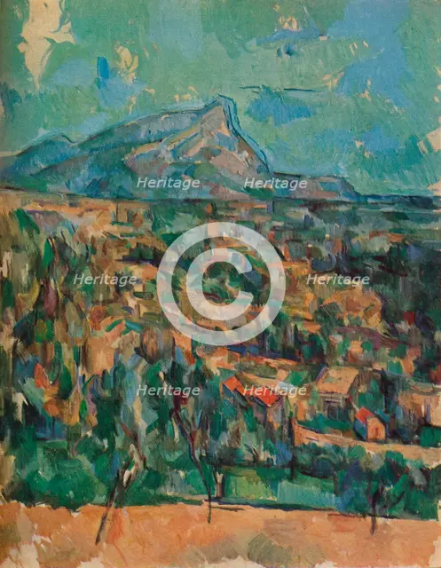 'Mont Ste. Victoire', c1880s, (1946).  Creator: Paul Cezanne.