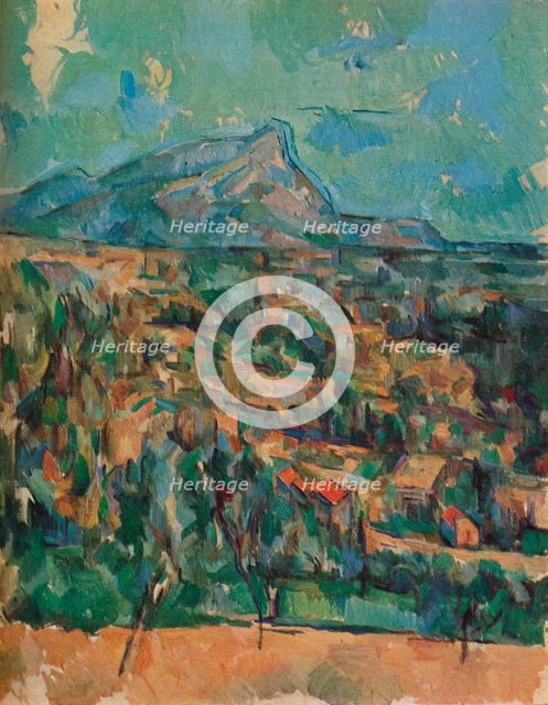 'Mont Ste. Victoire', c1880s, (1946).  Creator: Paul Cezanne.
