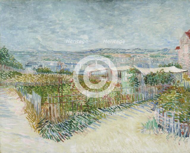 Montmartre: behind the Moulin de la Galette, 1887. Artist: Gogh, Vincent, van (1853-1890)