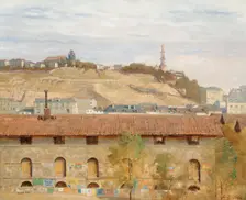 Montmartre hill in 1866, 1866. Creator: Alfred Auteroche