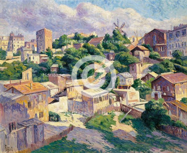 Montmartre, Paris. Artist: Luce, Maximilien (1858-1941)