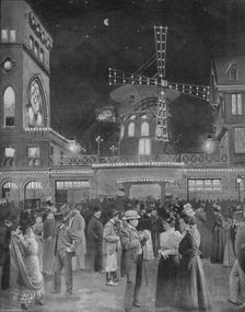 Montmartre S'Amuse La Sortie Du Moulin Rouge 1900