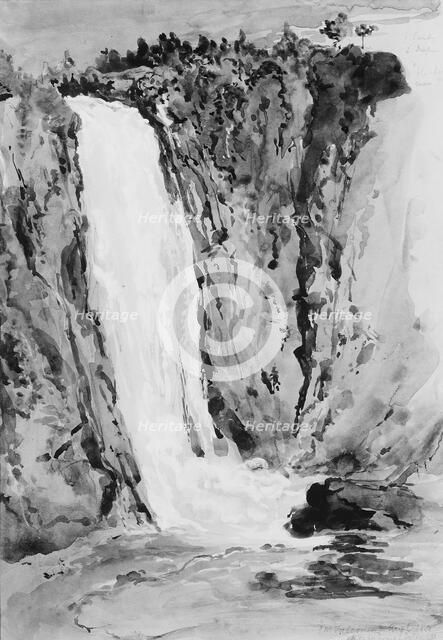 Montmorency Falls, Canada, 1850. Creator: John Mackie Falconer.