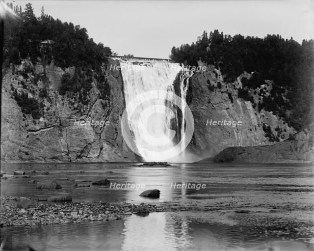 Montmorency Falls, Province of Quebec, between 1890 and 1901. Creator: Unknown.