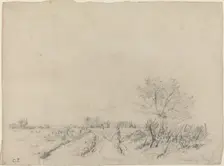Montmorency Road, c. 1850/1860. Creator: Camille Pissarro