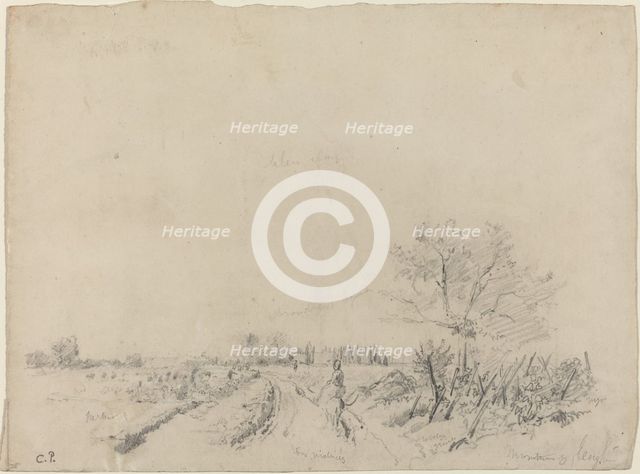 Montmorency Road, c. 1850/1860. Creator: Camille Pissarro.