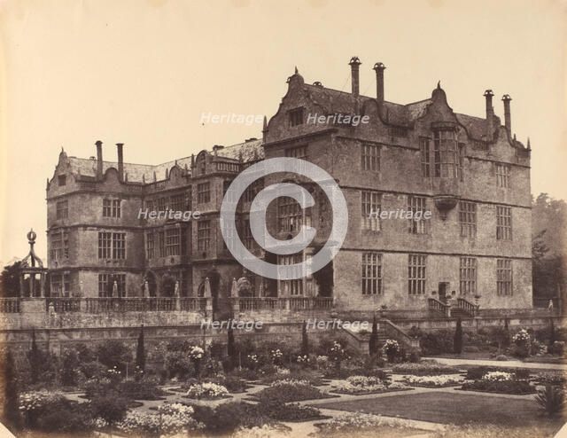 Montacute House near Yeovil, 1857-60. Creator: Alfred Capel-Cure.