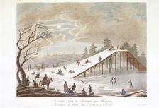 Montagne de glace sur l'Irtiche à Tobolsk, c1811-c1813. Creator: Emelyan Mikhailovich Korneev