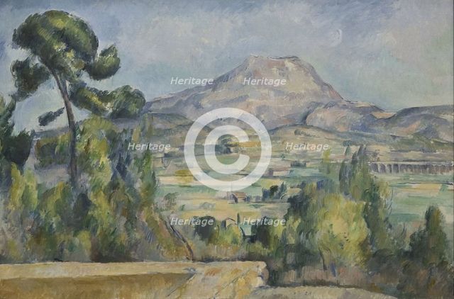 Montagne Sainte-Victoire, c. 1890. Artist: Cézanne, Paul (1839-1906)