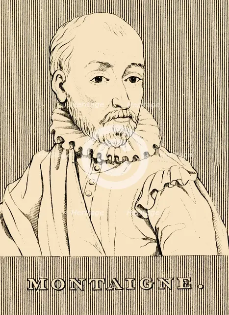 'Montaigne', (1533-1592), 1830. Creator: Unknown.