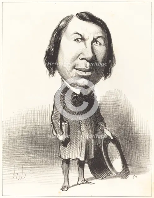 Montalembert, 1849. Creator: Honore Daumier.