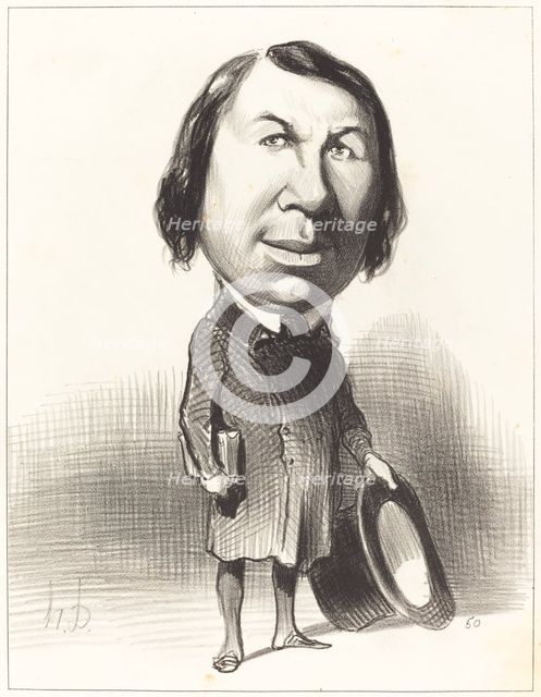 Montalembert, 1849. Creator: Honore Daumier.