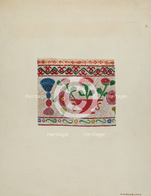 Montaleto (Head Scarf), c. 1937. Creator: Ann Gene Buckley.