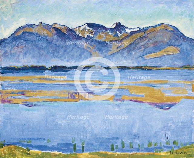 Montana landscape with Becs de Bosson and Vallon de Réchy, 1915. Artist: Hodler, Ferdinand (1853-1918)