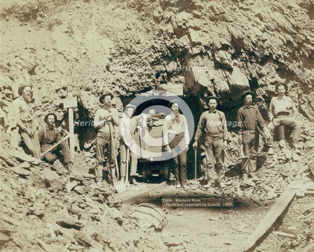 Montana Mine, 1889. Creator: John C. H. Grabill.