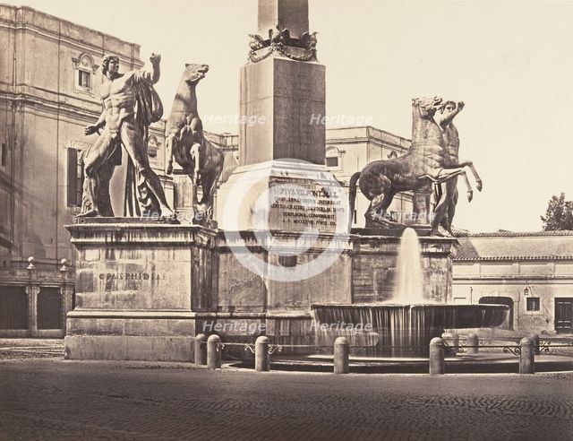 Monte Cavallo, 1848-52. Creator: Eugène Constant.