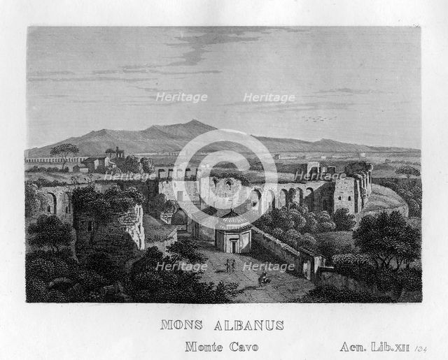 Monte Cavo, Italy, c1833. Creator: Unknown.