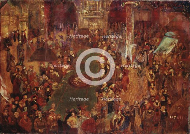 Monte Carlo. Artist: Yakulov, Georgi Bogdanovich (1884-1928)