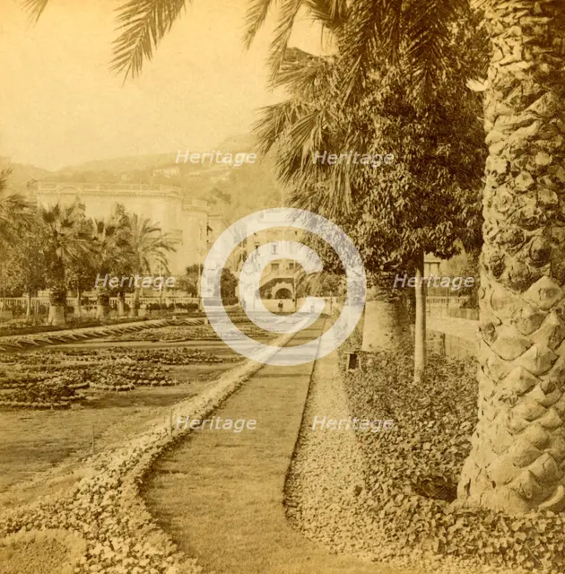 'Monte Carlo, looking from the Casino', 1897.  Creator: BW Kilburn.