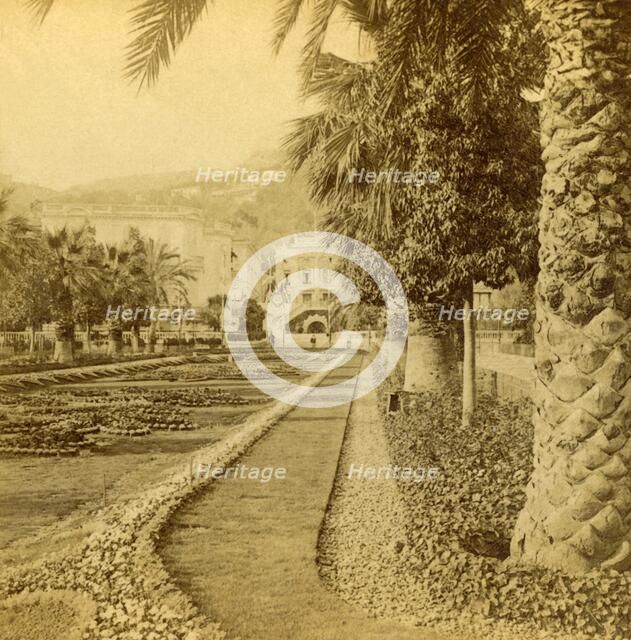 'Monte Carlo, looking from the Casino', 1897.  Creator: BW Kilburn.