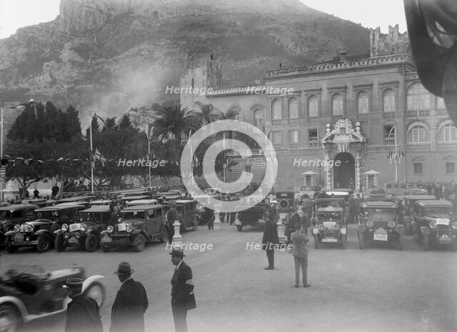 Monte Carlo Rally, Monaco, 1930.   Artist: Bill Brunell.
