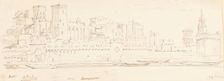 Monte Janiculo from Ceasar's Palace, 1825. Creator: James William Giles