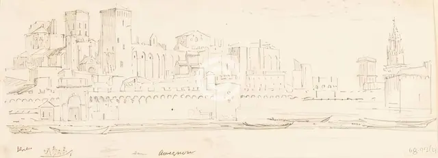 Monte Janiculo from Ceasar's Palace, 1825. Creator: James William Giles.