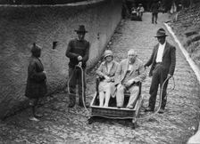 Monte sledge, Madeira, Portugal, c1920s-c1930s(?)