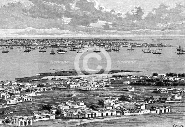 Montevideo, Uruguay, 1895.Artist: Taylor