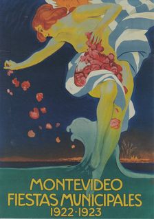 Montevideo Fiestas Municipales , 1922. Creator: Metlicovitz, Leopoldo (1868-1944)