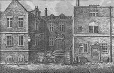 Monteagle House, Near St. Saviour's Church, Southwark 1808, (1912). Artist: J Pass