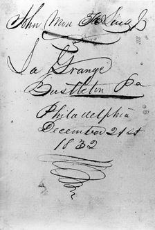Montelius Dye Recipe Book, Pennsylvania, 1832. Creator: John Montelius, Jr.