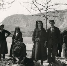 Montenegrins at the market, På Marknad i Kotor, Montenegro, Yugoslavia, 1939. Creator: Unknown