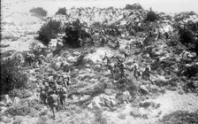 Montenegrins attacking Becic [i.e., Decic] Fort, between c1910 and c1915. Creator: Bain News Service