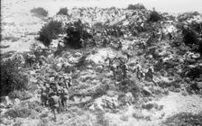 Montenegrins attacking Becic [i.e., Decic] Fort, between c1910 and c1915. Creator: Bain News Service
