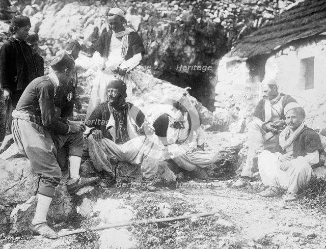 Montenegro - an outpost of the Malissori, between c1910 and c1915. Creator: Bain News Service.