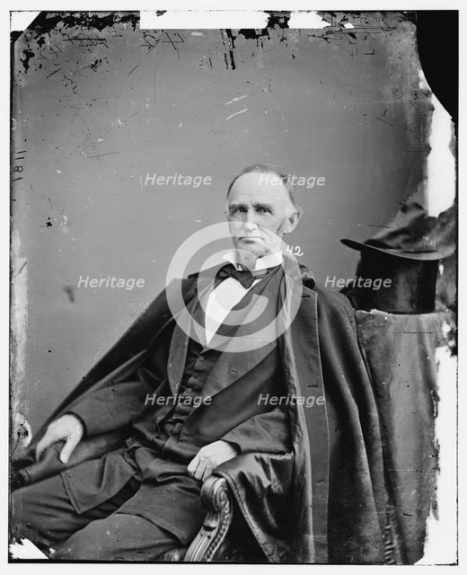 Montgomery Blair, between 1860 and 1875. Creator: Unknown.