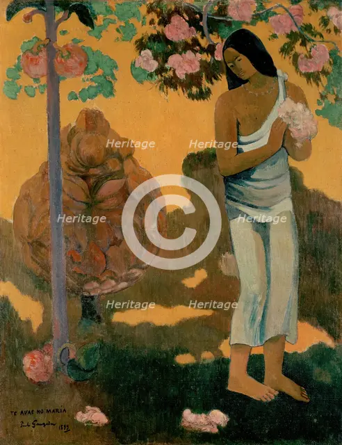 Month of Mary, (Te avae no Maria), 1899. Creator: Paul Gauguin.