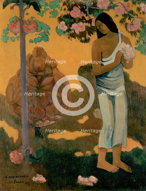 Month of Mary, (Te avae no Maria), 1899. Creator: Paul Gauguin.