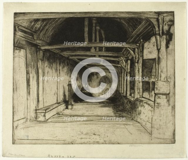 Montivilliers, 1903. Creator: David Young Cameron.