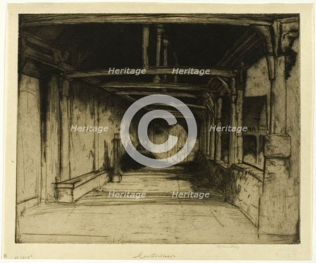 Montivilliers, 1903. Creator: David Young Cameron.