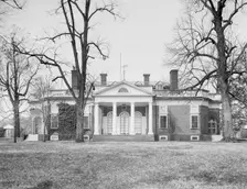 Monticello, the home of Thomas Jefferson, Charlottesville, Va., c1905. Creator: Unknown